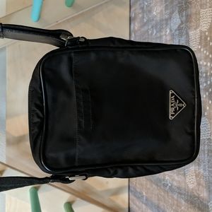 Prada nylon mini messenger